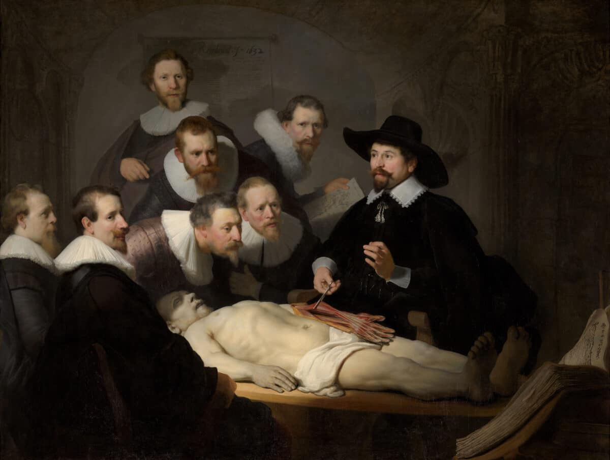 Rembrandt's The Anatomy Lesson of Dr. Nicolaes Tulp.