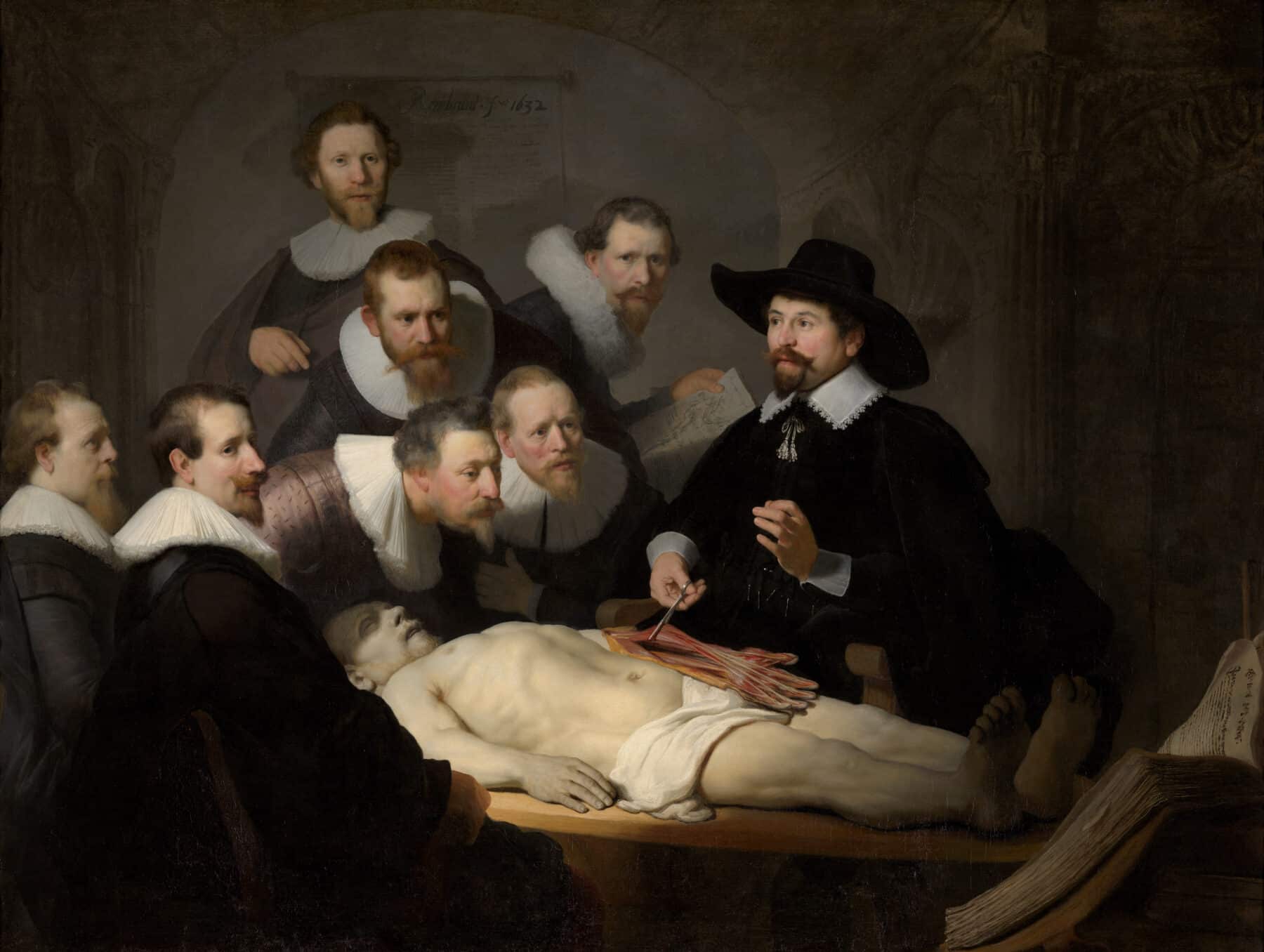 Rembrandt's The Anatomy Lesson of Dr. Nicolaes Tulp.
