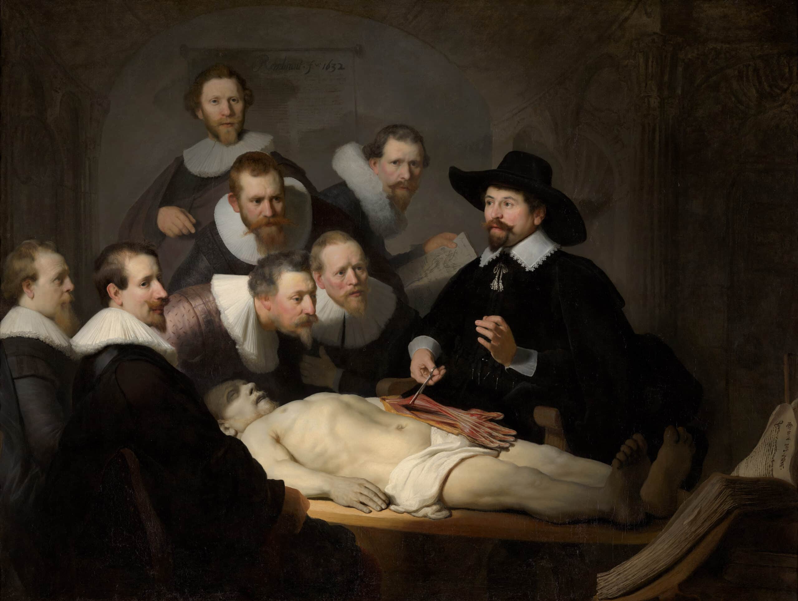 Rembrandt's The Anatomy Lesson of Dr. Nicolaes Tulp.